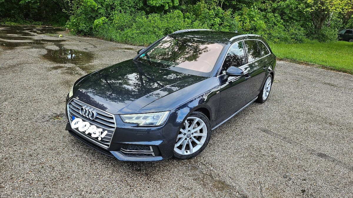 Audi a4 b9 avant 2,0 tdi quattro s-line  manual 6q