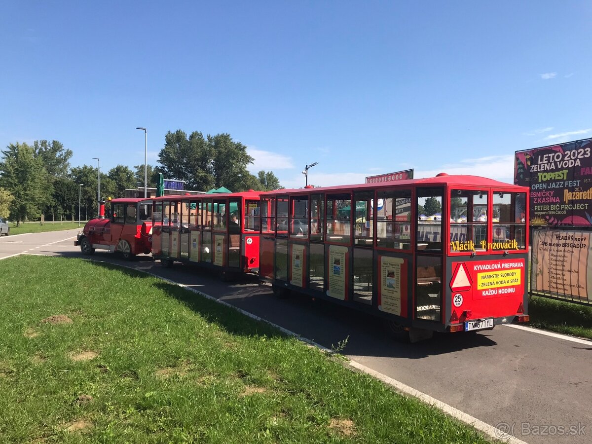 Na predaj turistický vláčik