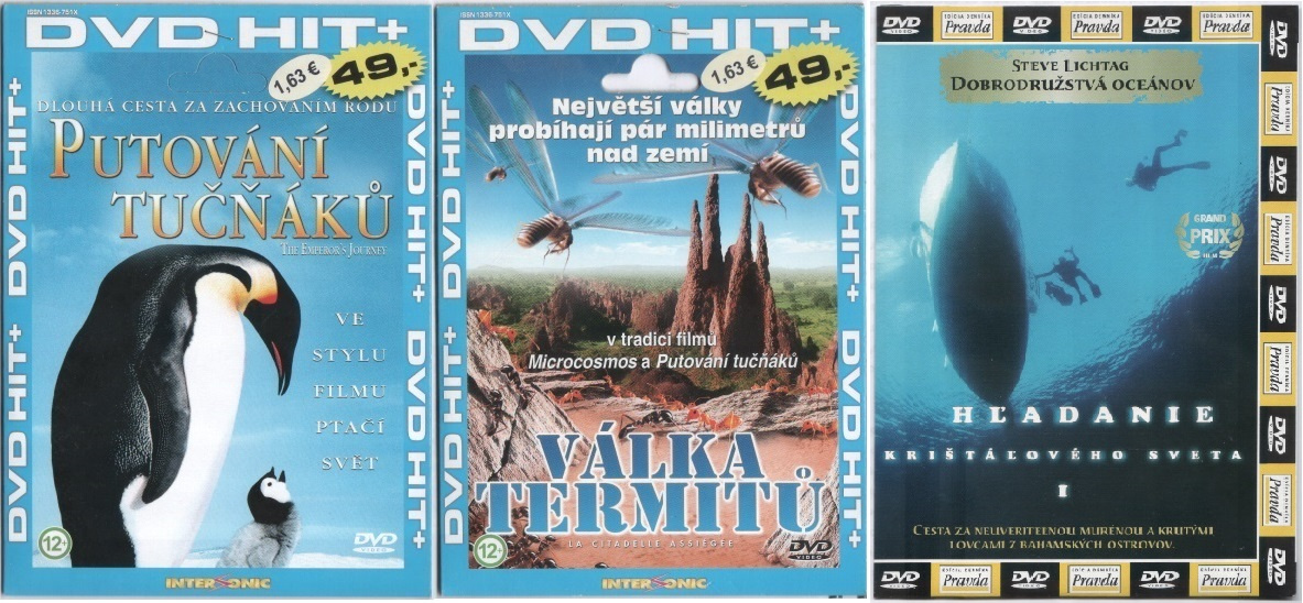 Dokumentárne, prírodopisné a cestopisné filmy na DVD a VHS 2