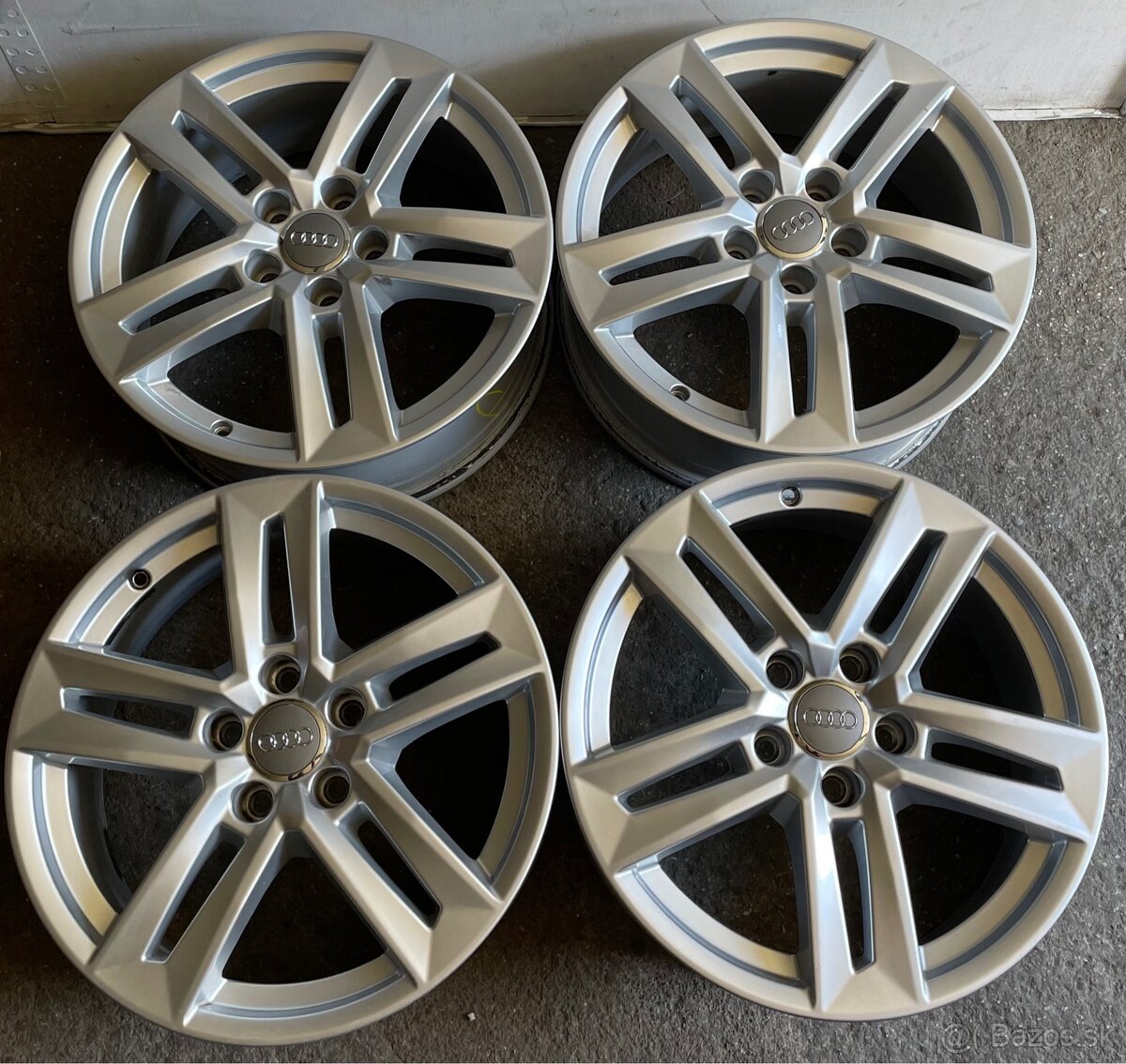 5x112 R17 Original Audi ET 42 strieborne