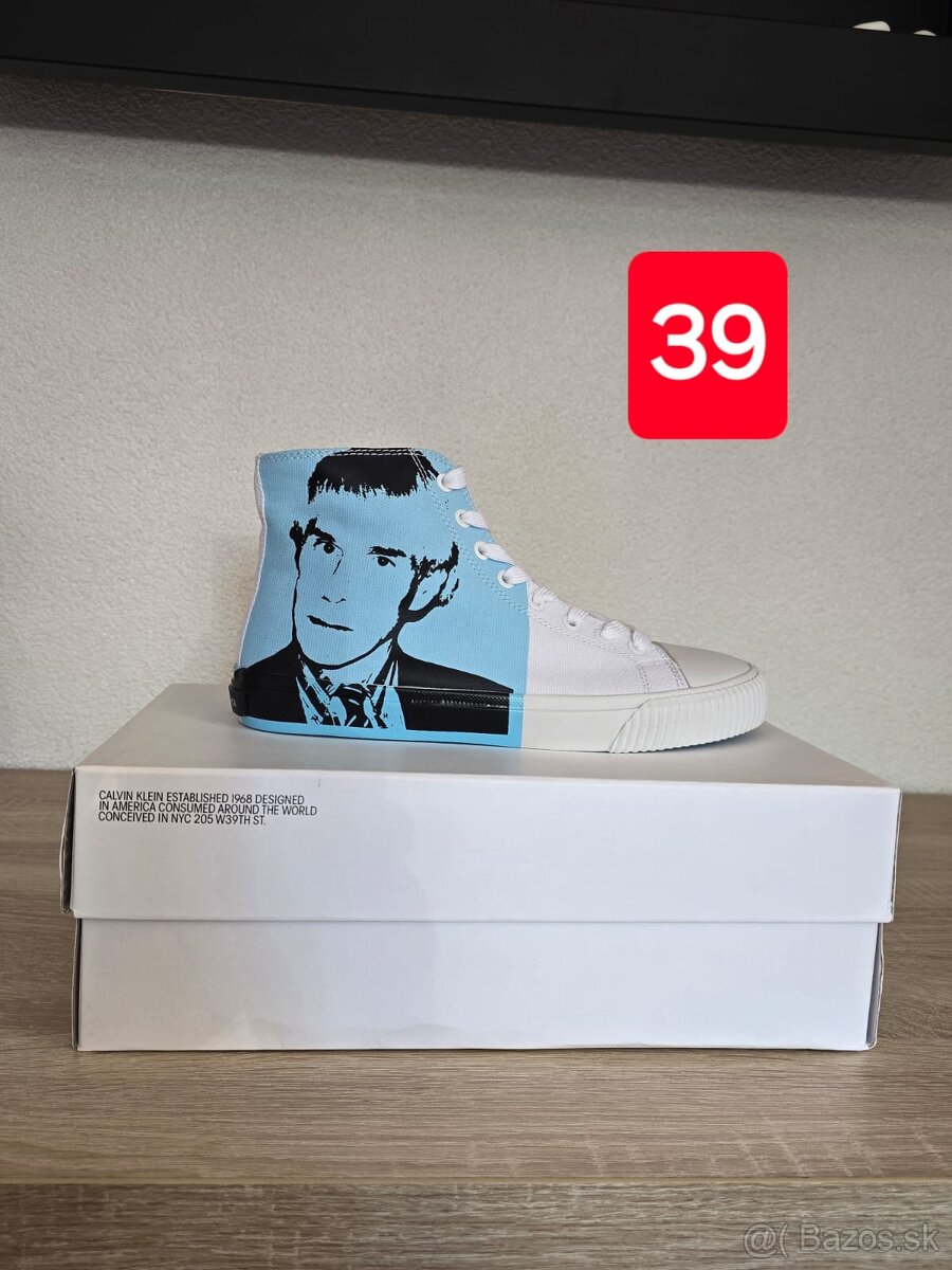 Calvin Klein Andy Warhol tenisky nové originál 39