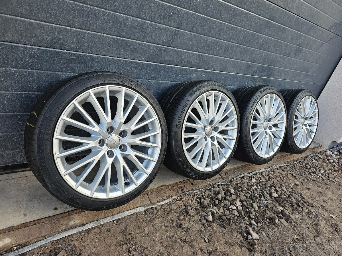 Alu Disky AUDI 5x112 18" +Letné Pneu Continental 225/40 R18