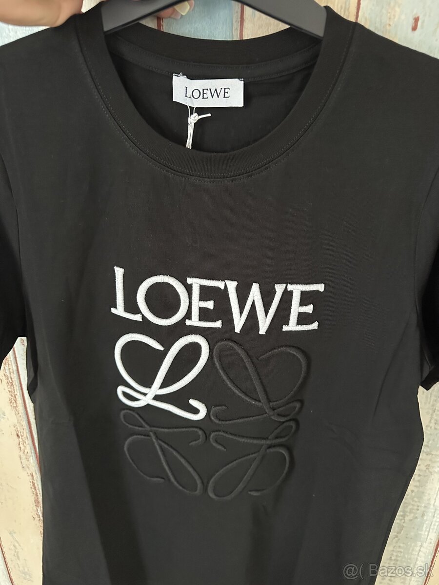 Čierne tričko Loewe
