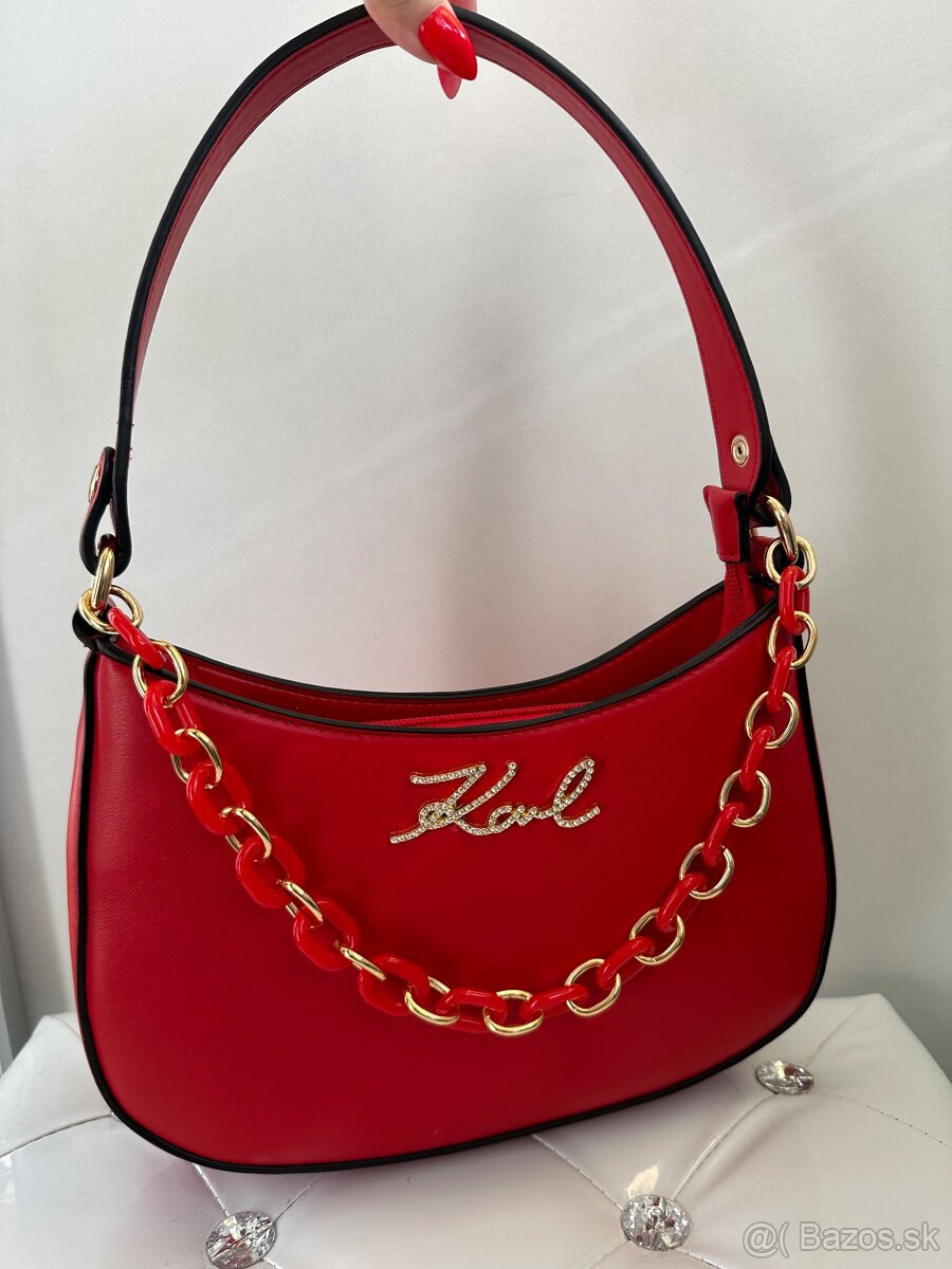 Karl Lagerfeld kabelka červená