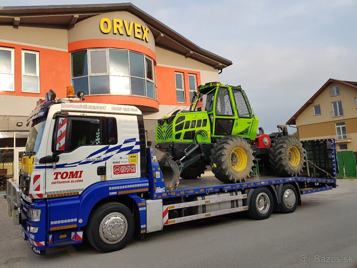 Odťahová služba-preprava strojov do 35ton