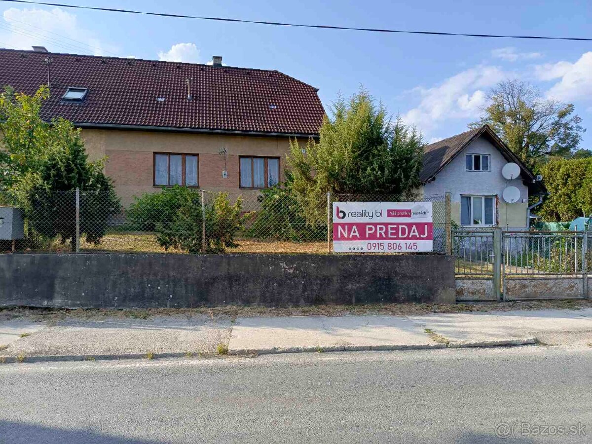 Predaj Rodinný Dom Malá Bytča