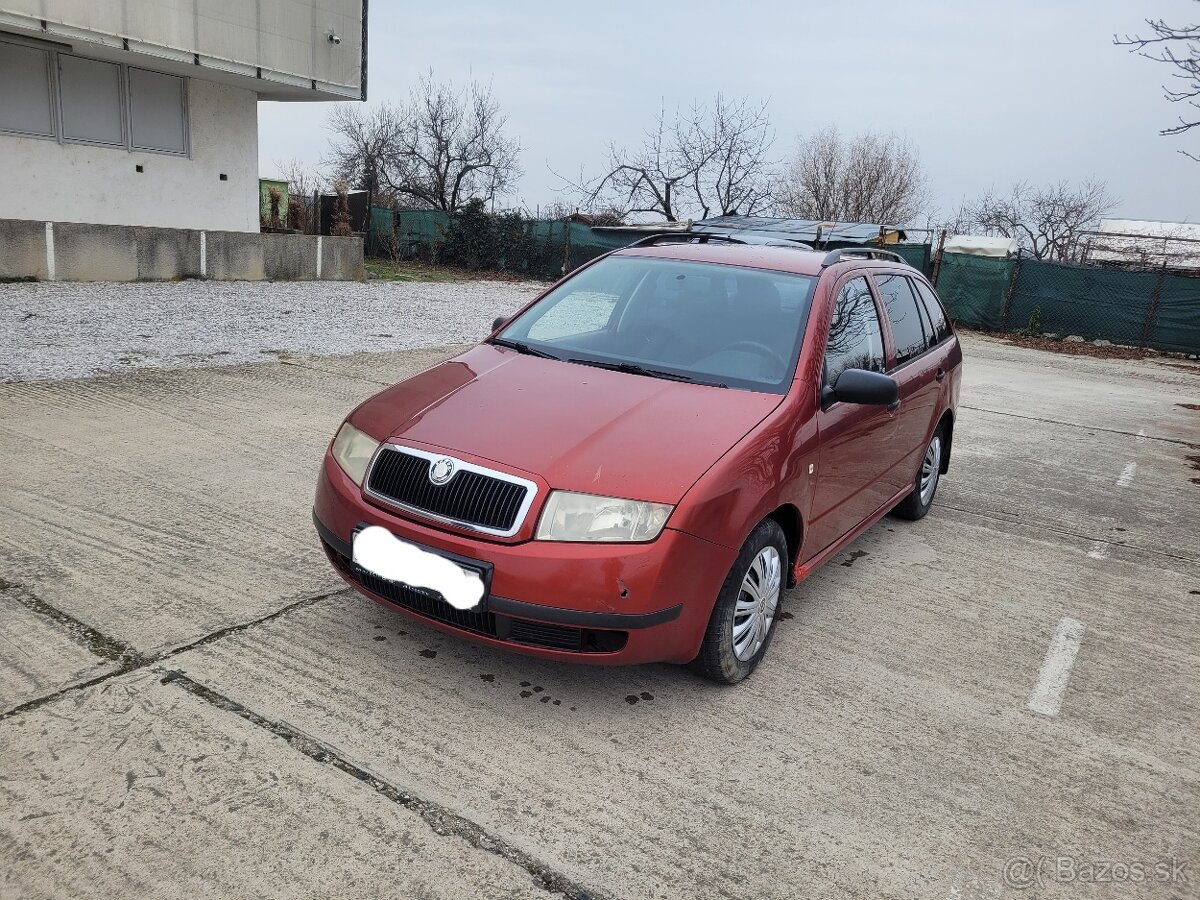 Predam škoda fabia combi 1.4 mpi benzín kW 50 r.v 2003