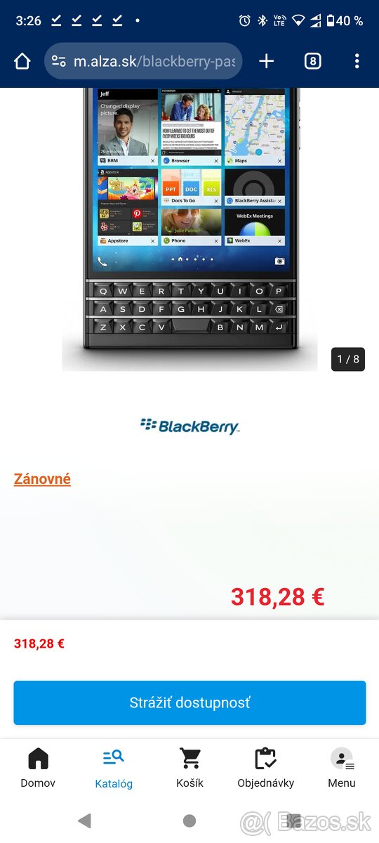 BlackBerry Passport SQW100-1 Nový