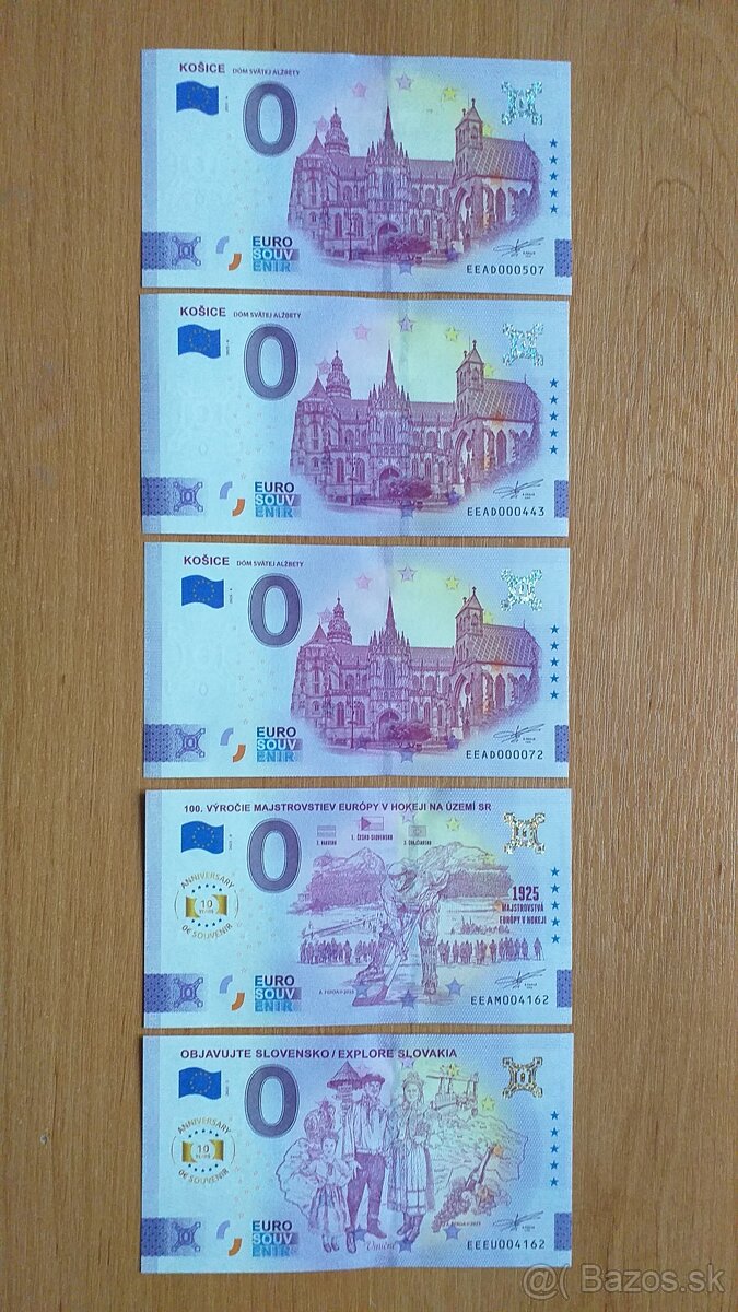 0 euro bankovka, 0 euro souvenir, 0€ bankovka 4