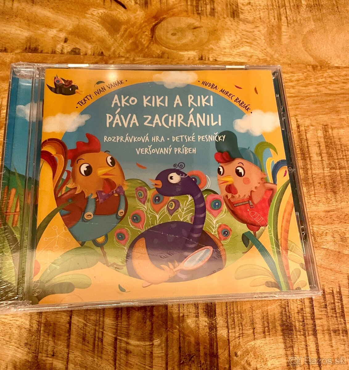 Predám detské CD Ako Kiki a Riki páva zachránili