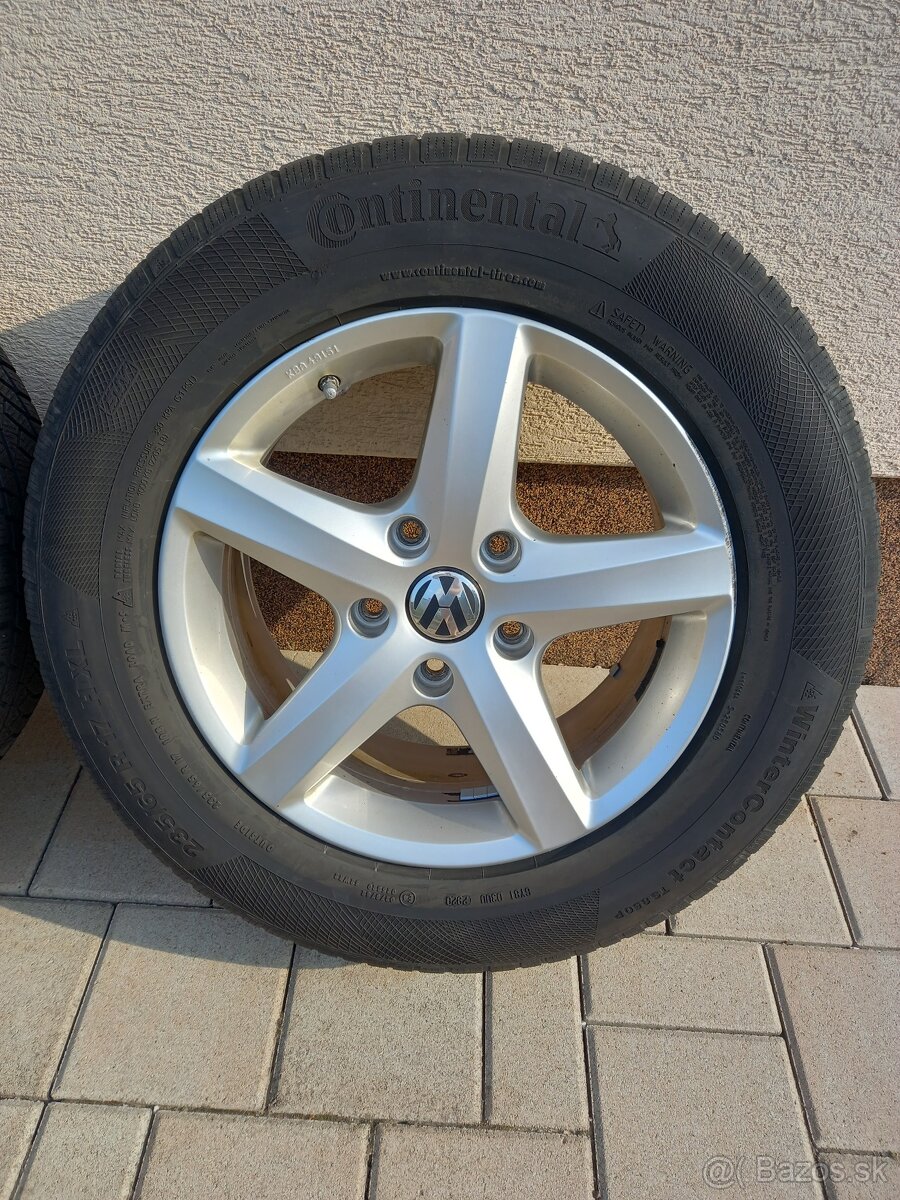 Zimné komplety VW Touareg II , 235/65 R17 , 5 x 130