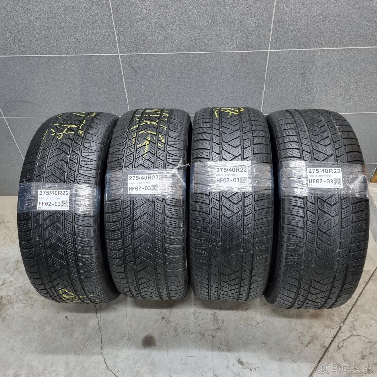 Zimné pneumatiky 275/40 R22 PIRELLI DOT3719