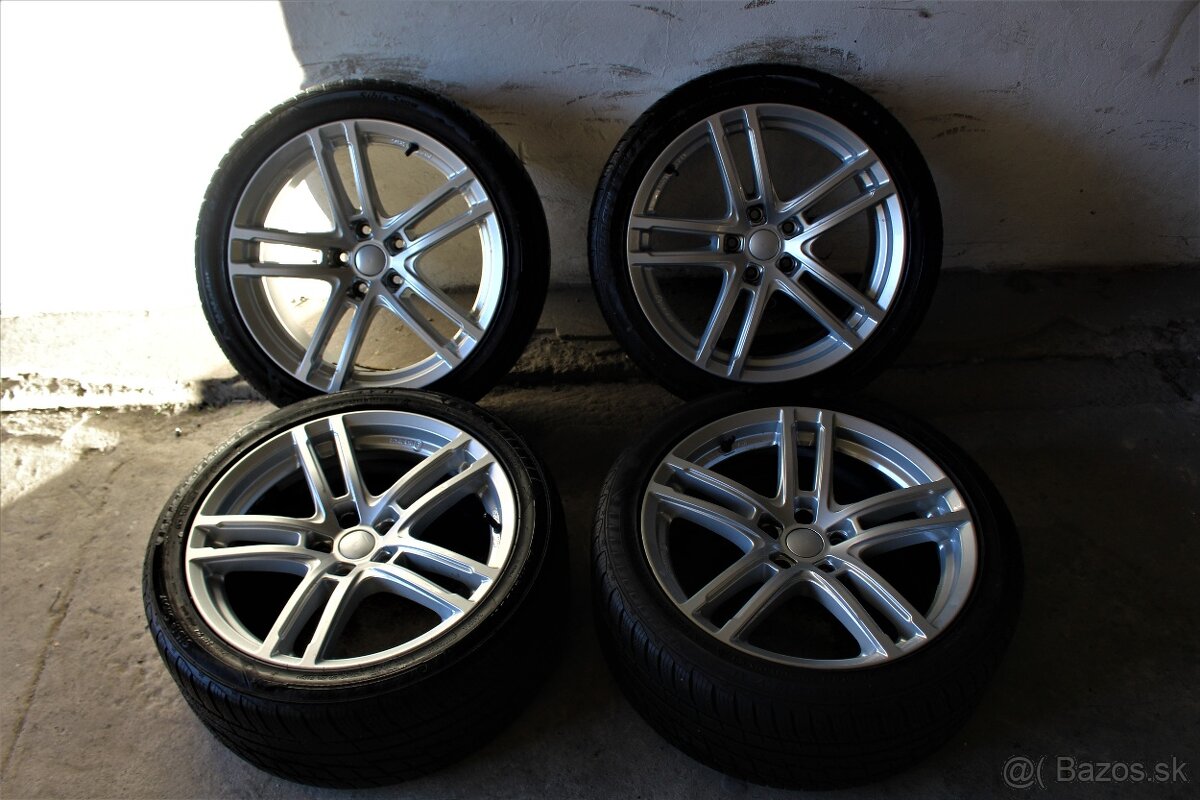 18”----ORIG---DEZENT---AUDI---A4--B8--5x112 R18---ZIMNA SADA