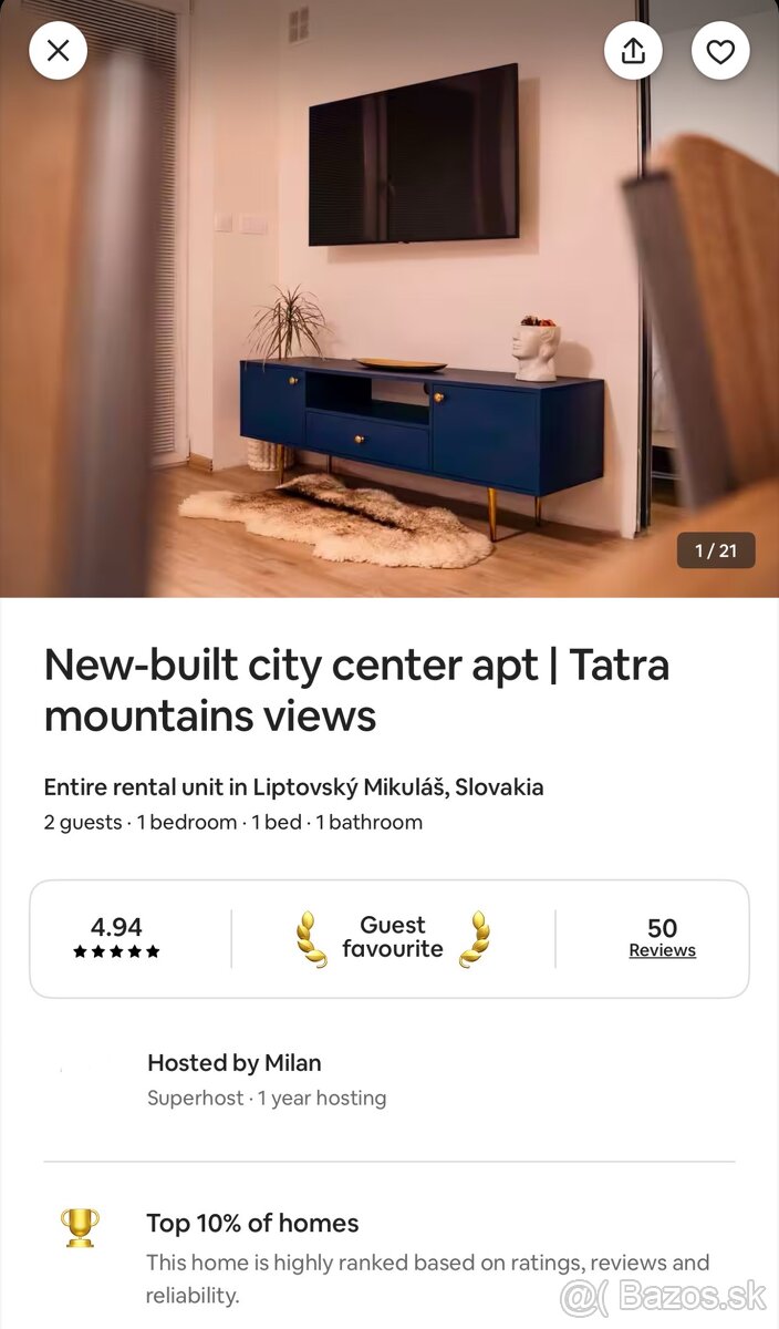 Zabehnuté Airbnb v centre LM - Novostavba Live Center