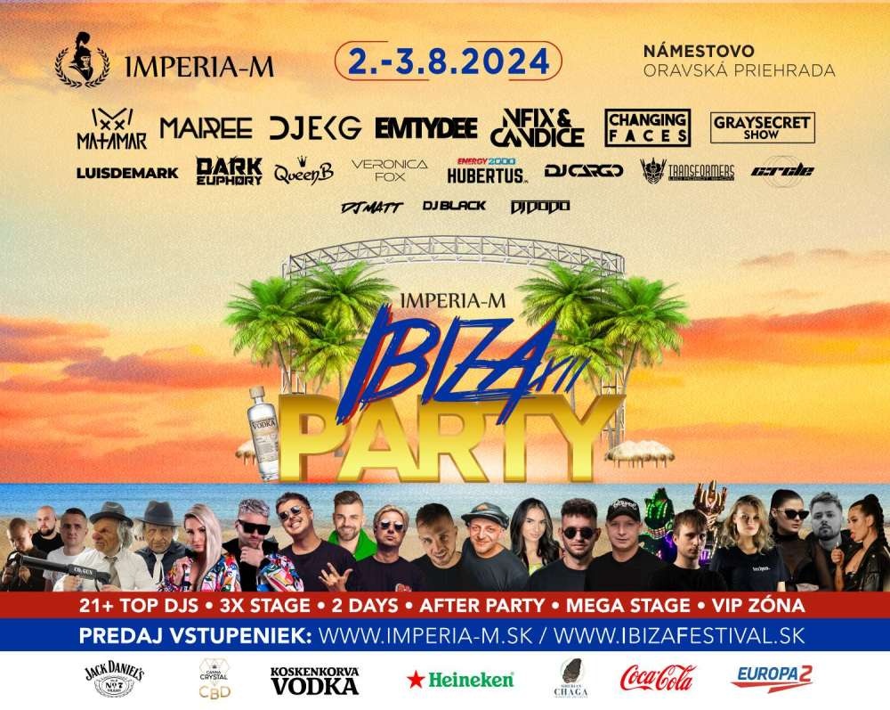 IBIZA PARTY NÁMESTOVO 2024