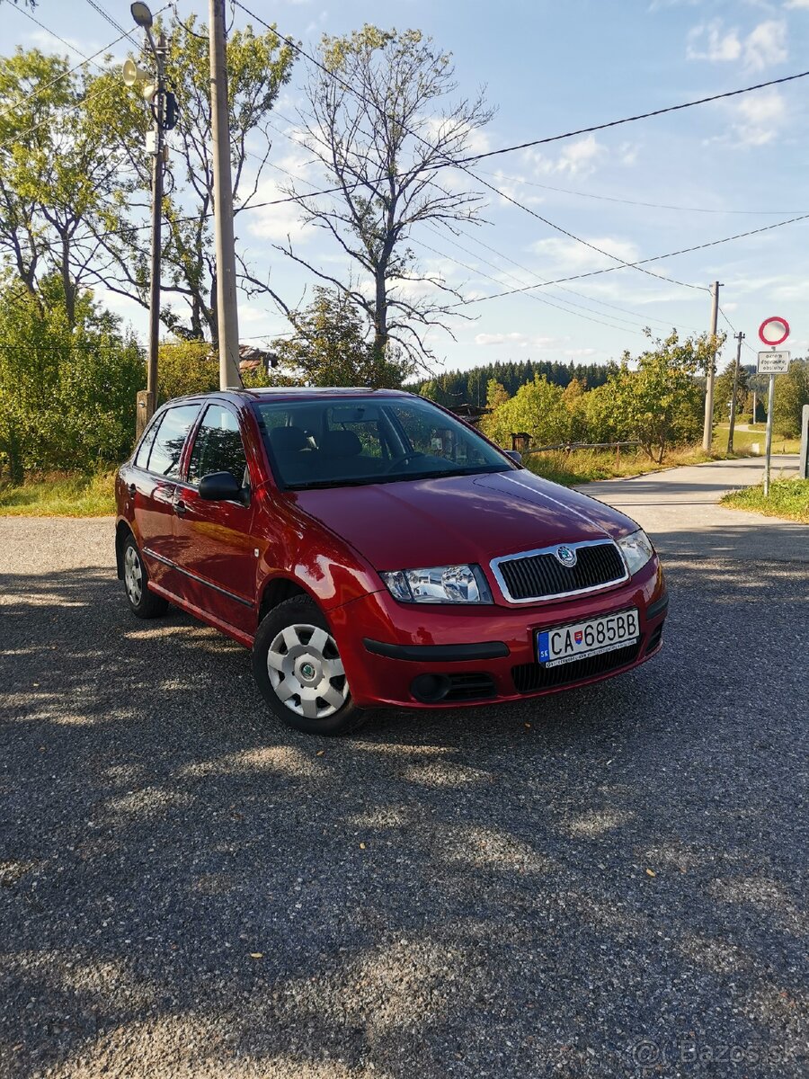 Škoda fabia 1 122tis km 1.2 47kw 2006 prvý majiteľ nová STK