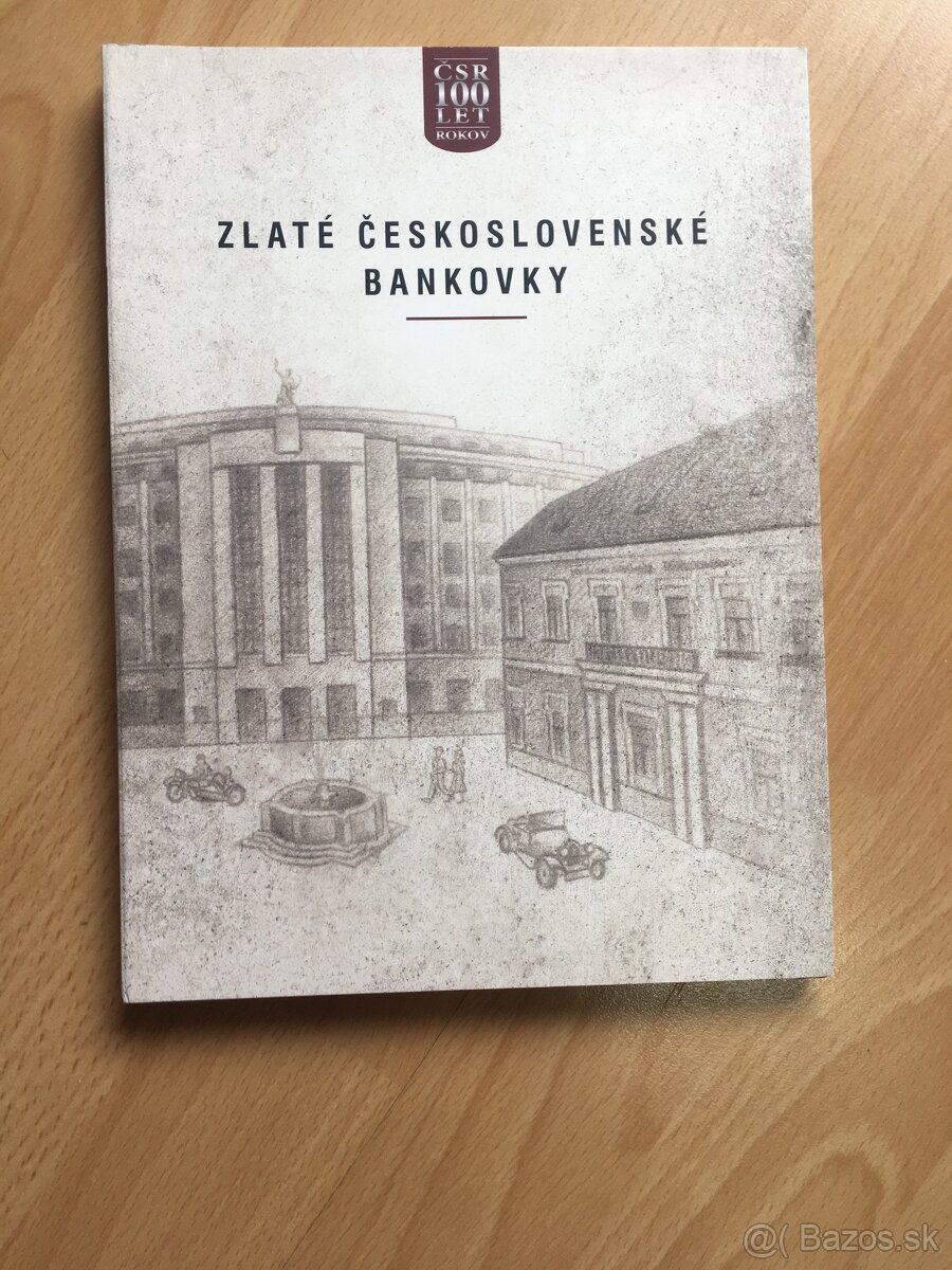 Prázdny album zlaté bankovky od Národnej pokladnice