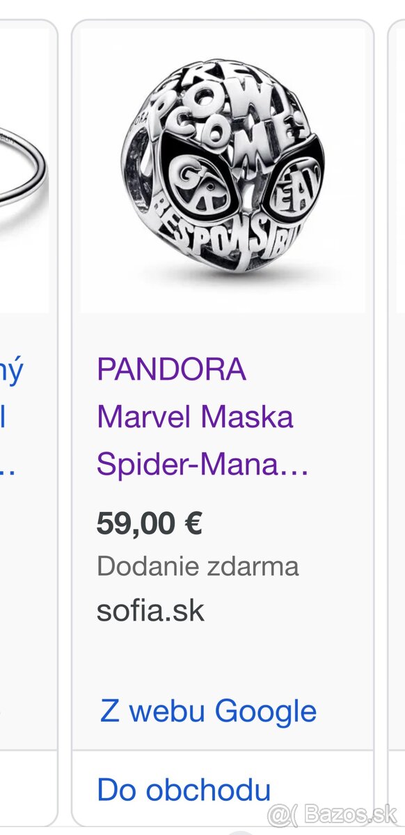 Pandora Marvel prívesok