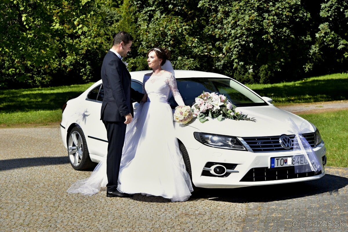 Svadobné auto VW CC R-Line sedan limuzína.