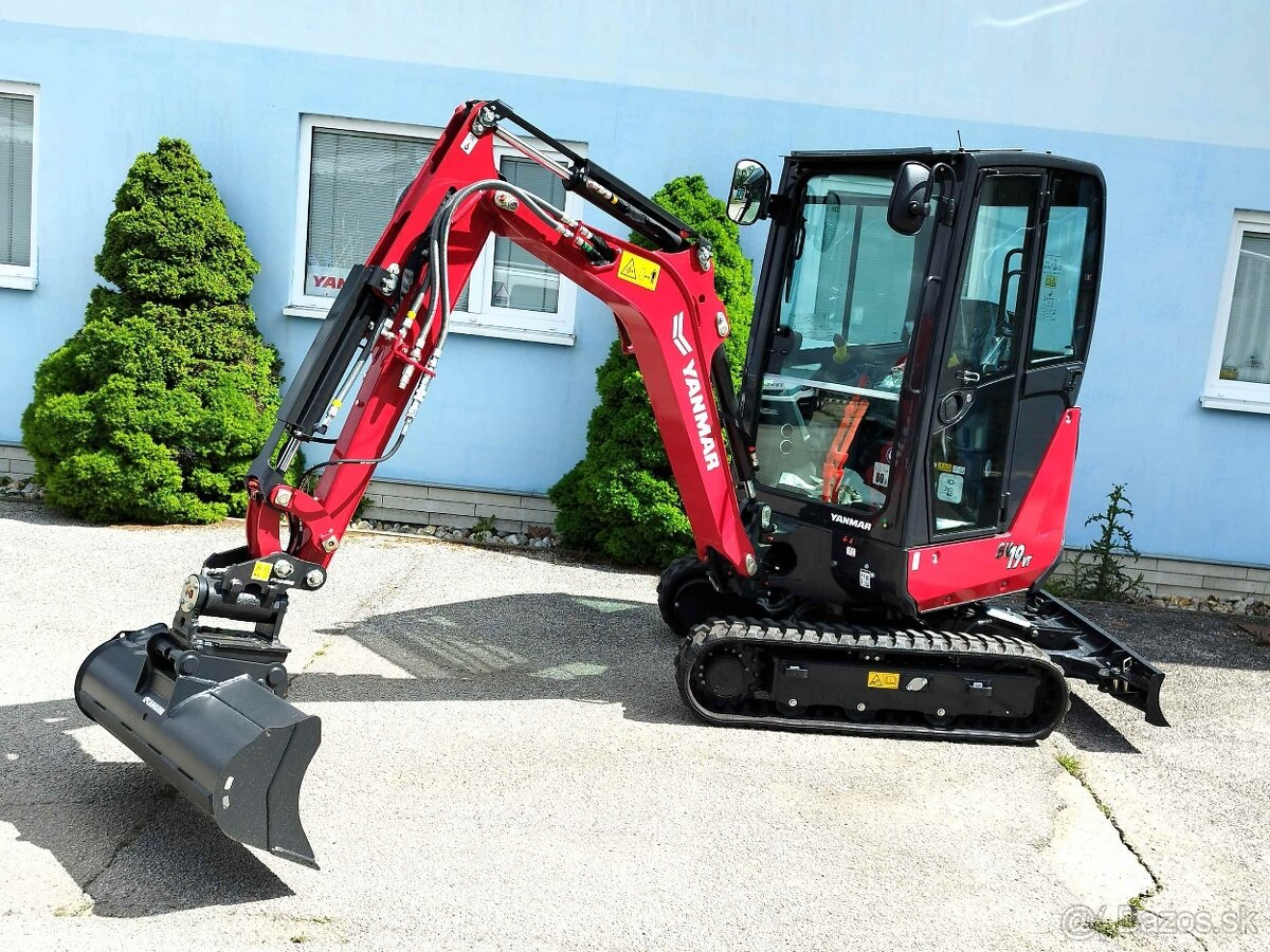 minibager Yanmar SV19VT pasove rypadlo (2 ton) záruka