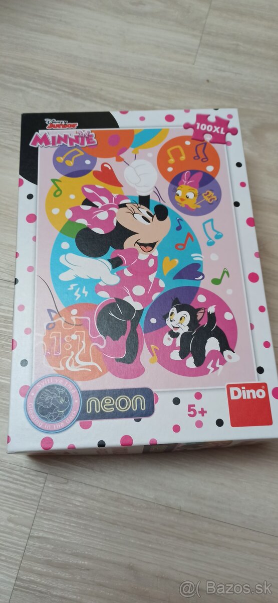 Puzzle svietiaca Minnie