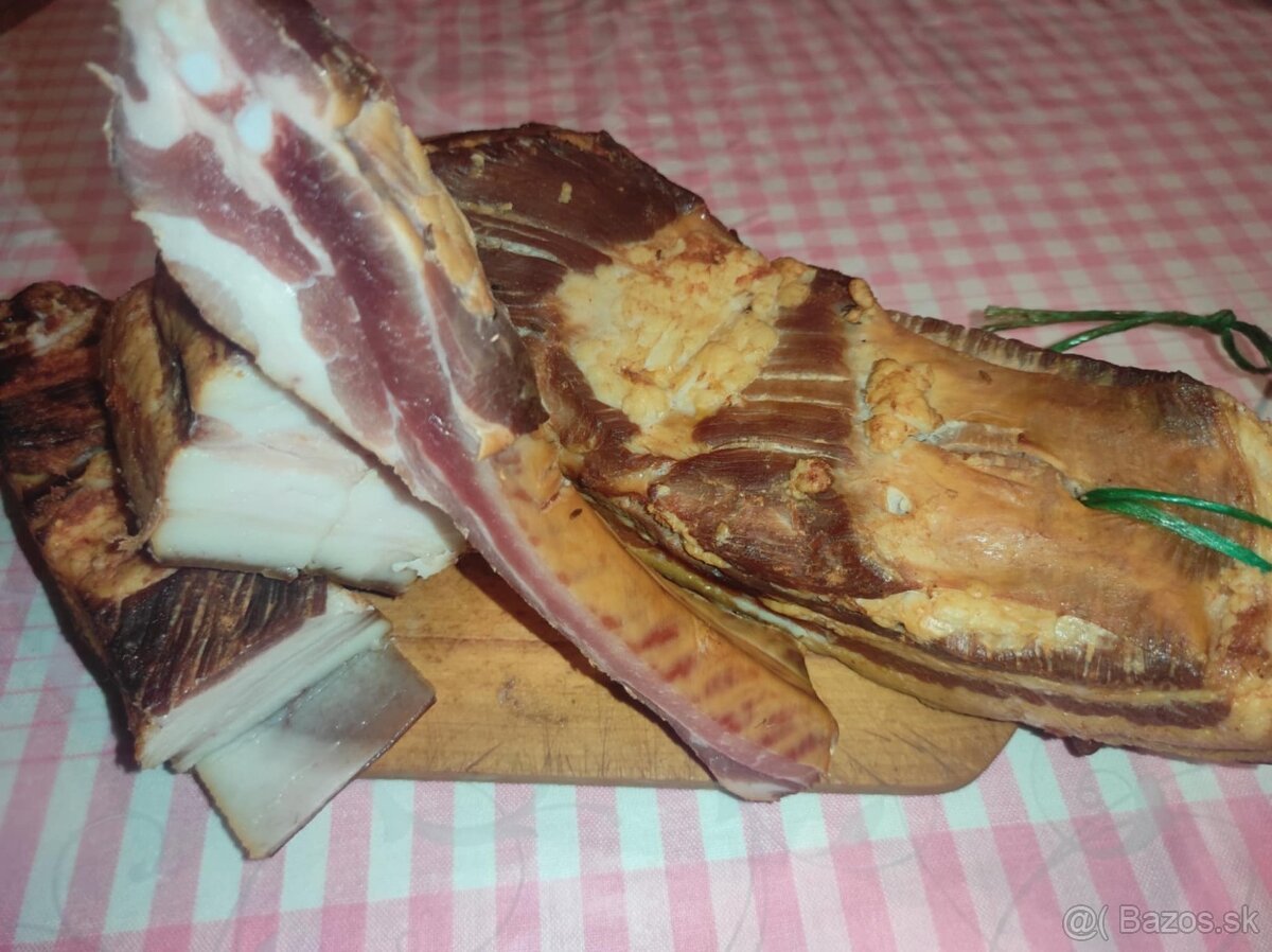 Domáca údená slanina