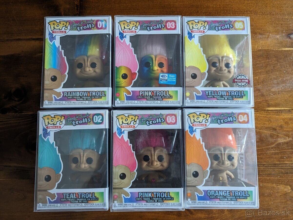 DOPYT FUNKO POP TROLLS figurky vlasate