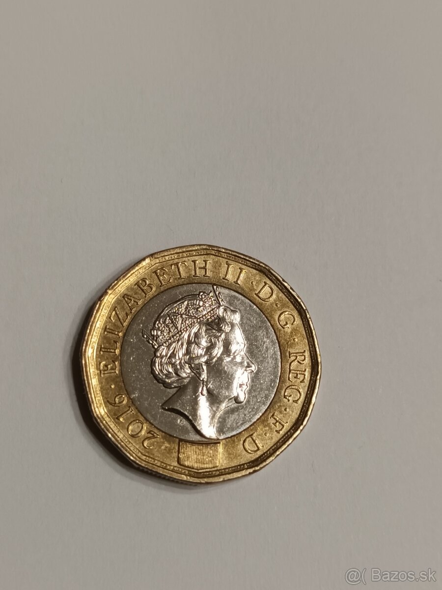 One pound 2016 Elizabeth II