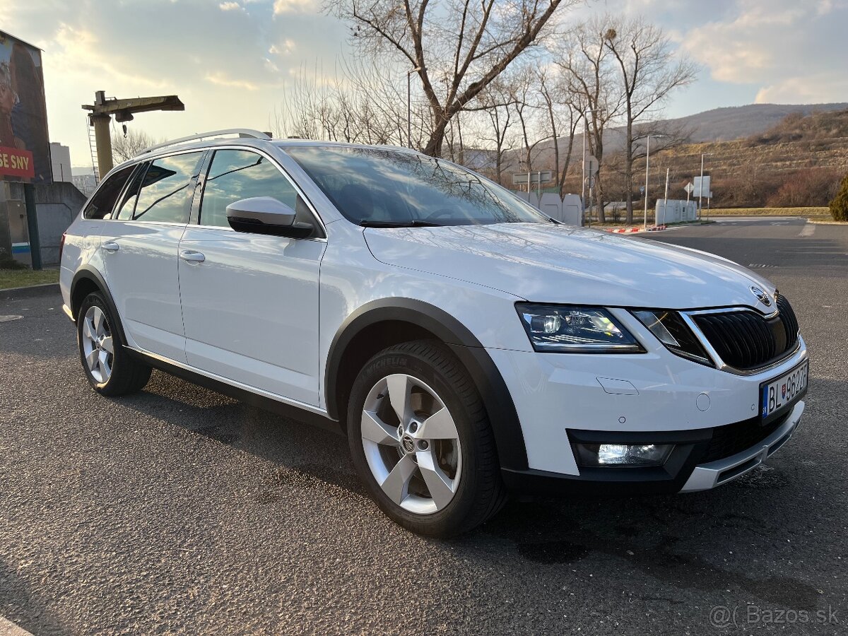 Octavia Scout 2.0 TDI 4x4 DSG 184k 11/2019 1.majitel, SR