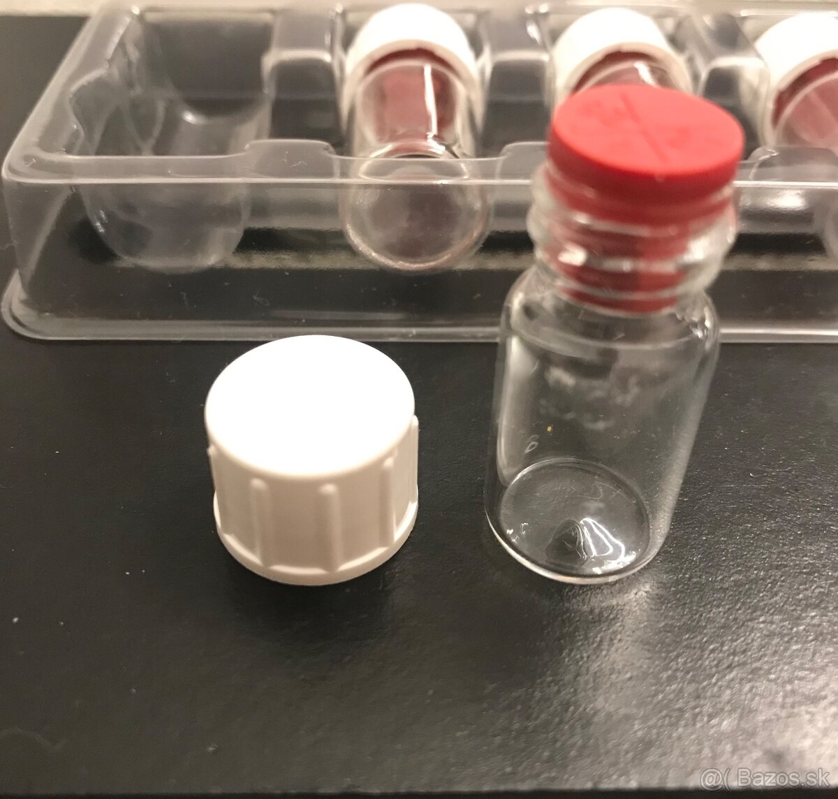 Medicínske sklenené fľaštičky