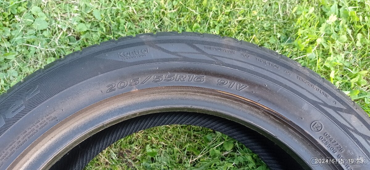 Letné gumy 205/55 R16  Bridgestone