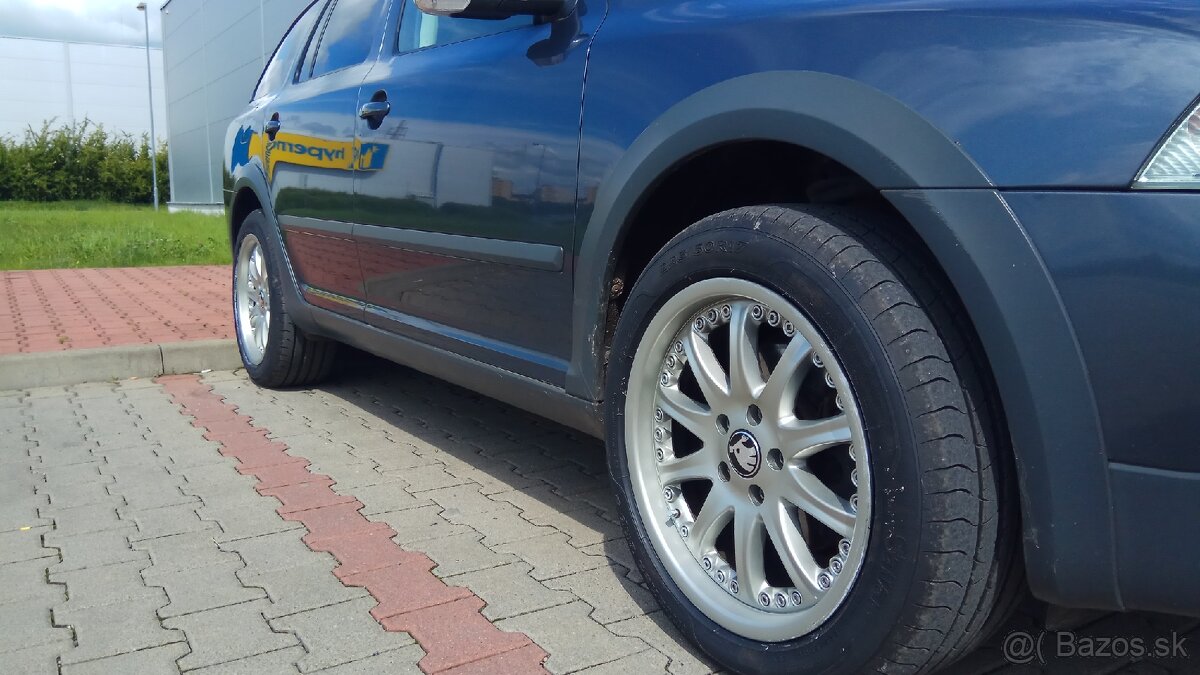 Elektróny 5x112 R17 ET50 Octavia Scout 225/50/17