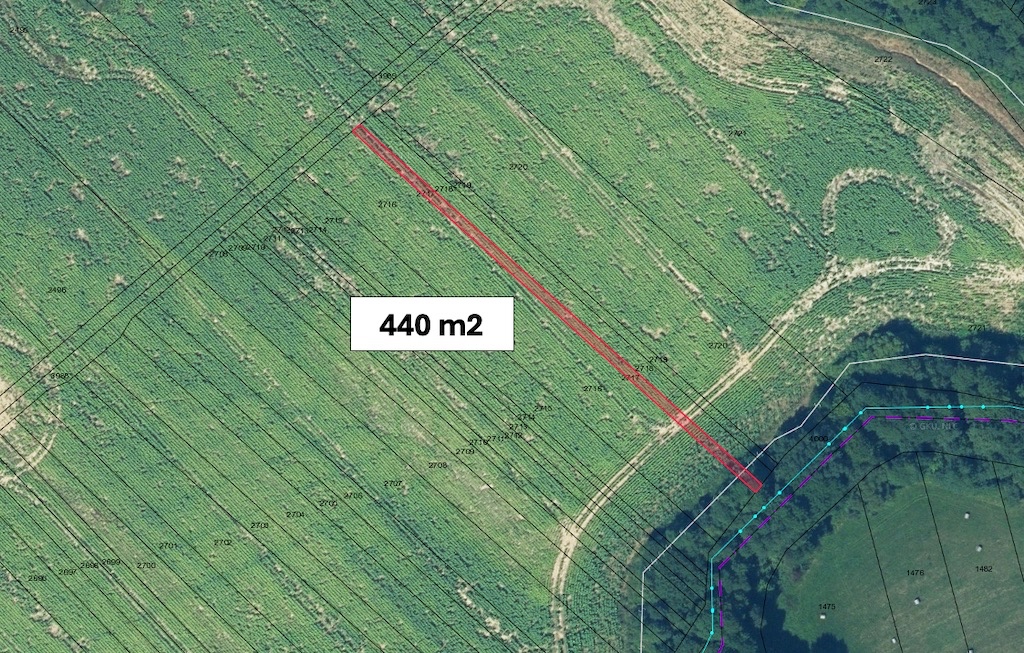 Trenčianske Jastrabie – 440 m2 ORNÁ PÔDA, podiel 1/1 – PREDA