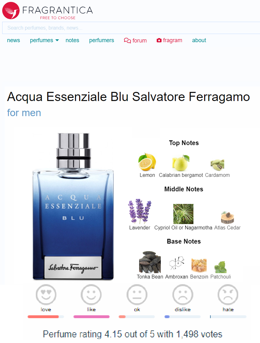 Salvatore Ferragamo Acqua Essenziale Blu EDT