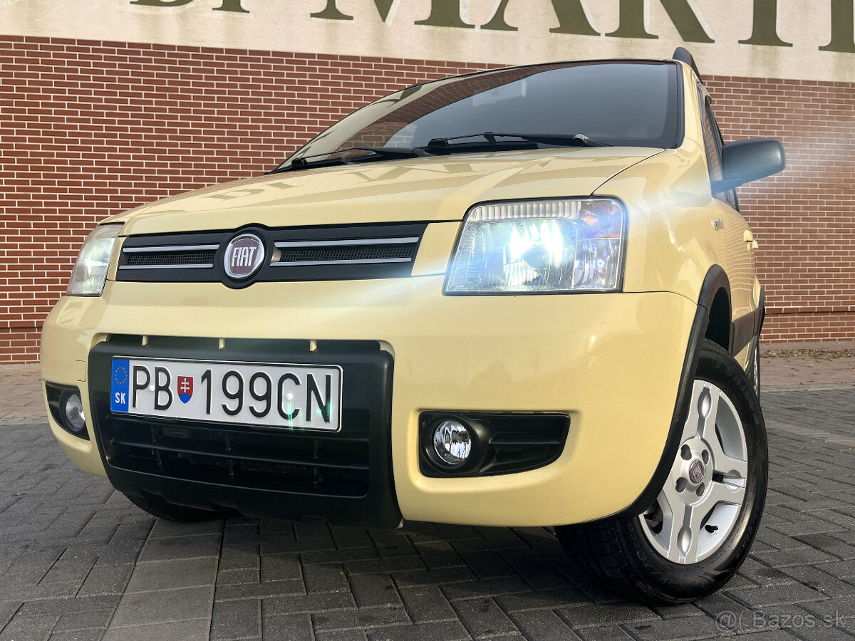 Fiat Panda 1.2 Climbing 4x4 2009, Nová STK, Ťažné