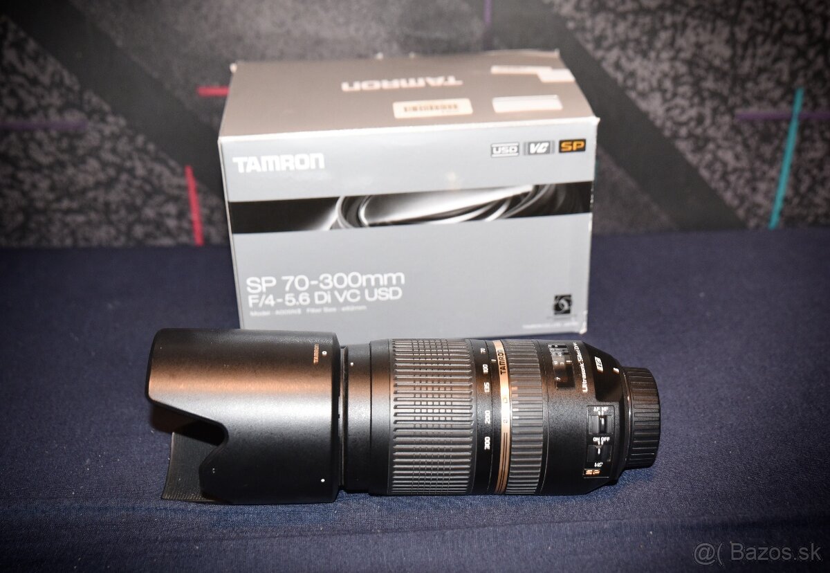 TAMRON SP 70-300mm, F/4-5.6.Di VC USD