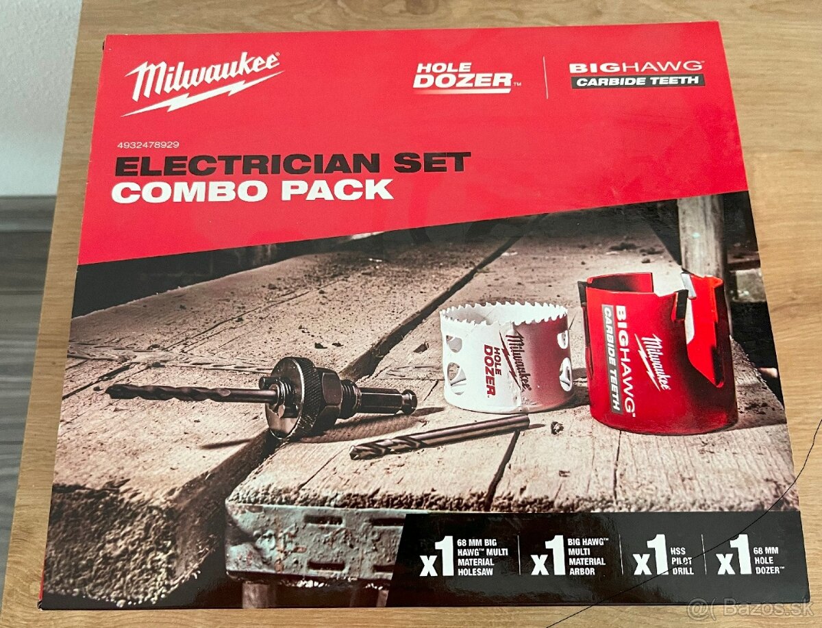 Milwaukee set koruniek pre vykružovanie 68 mm