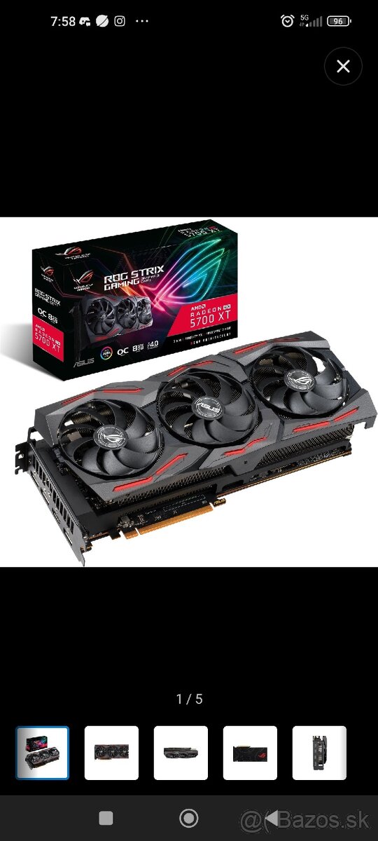 AMD RX 5700 XT 8G