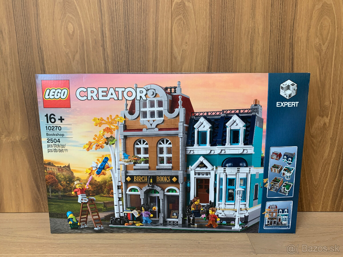 PREDÁM LEGO CREATOR EXPERT 10270 KNIHKUPECTVO