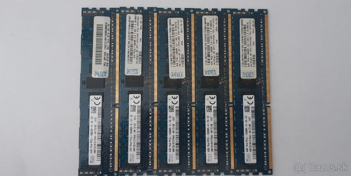 #16 - Pamäť RAM Hynix (Lenovo) 4GB DDR3-1333 PC3-10600R