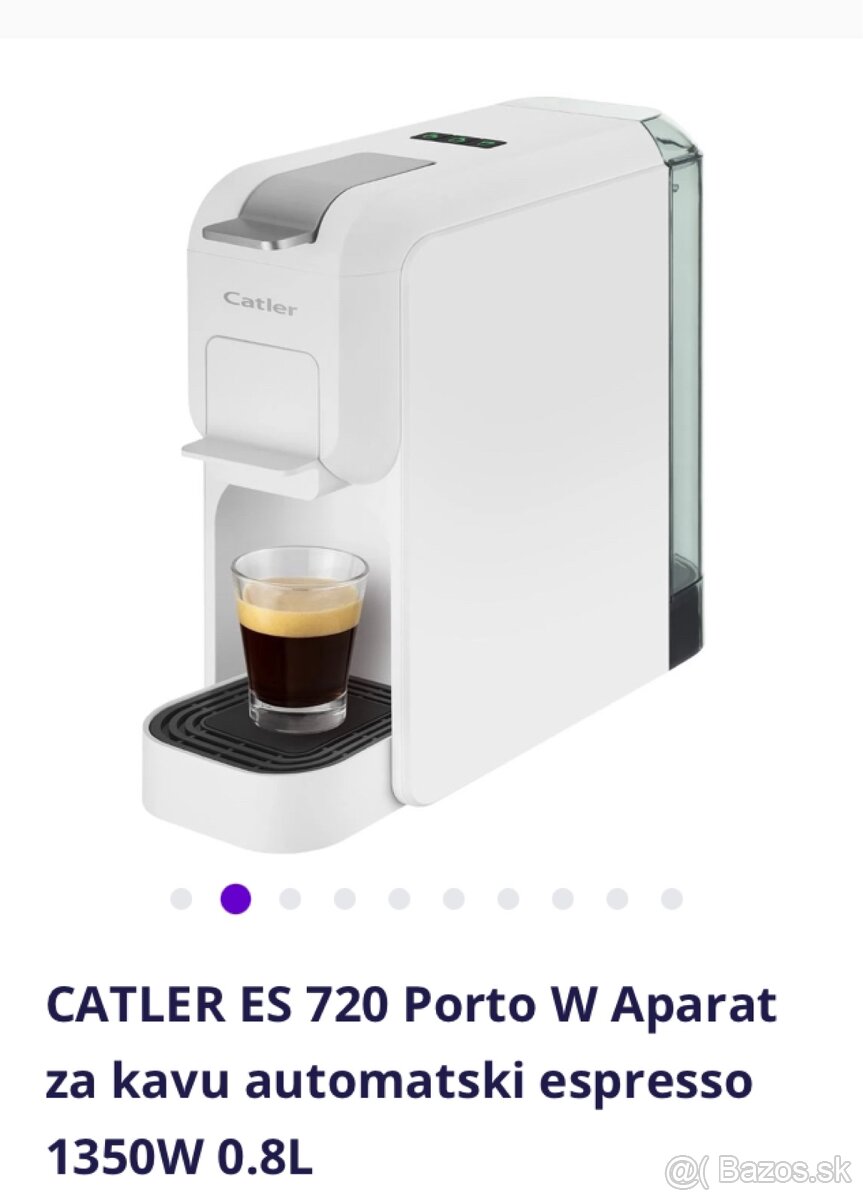 Kávovar CATLER ES 720 Porto W