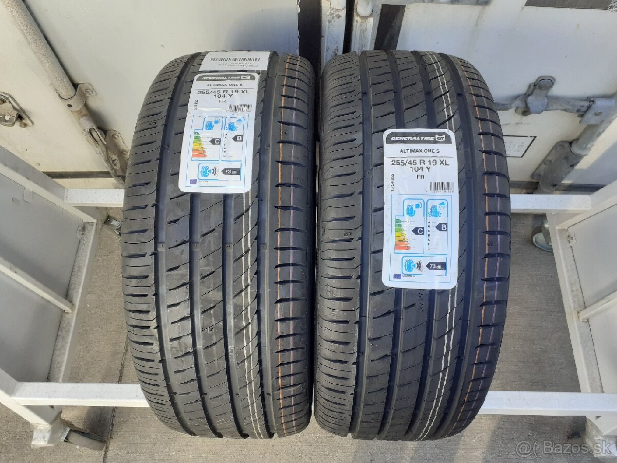 2x nové pneumatiky 255/45R19 General Tire Altimax One s