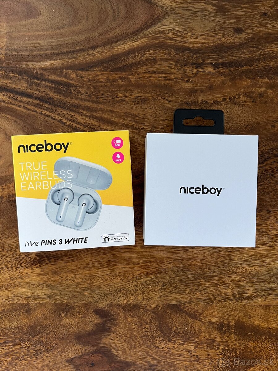 Slúchadlá Niceboy Hive Pins 3 (biele)