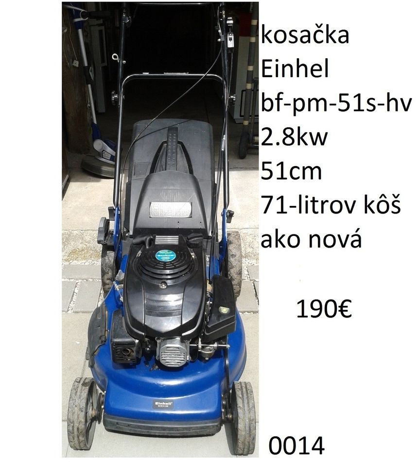 predám kosačku EINHEL