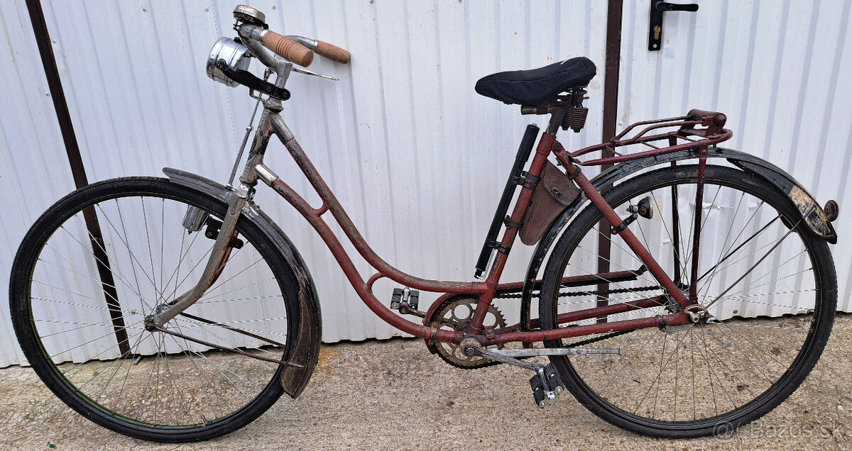 Historické bicykle.