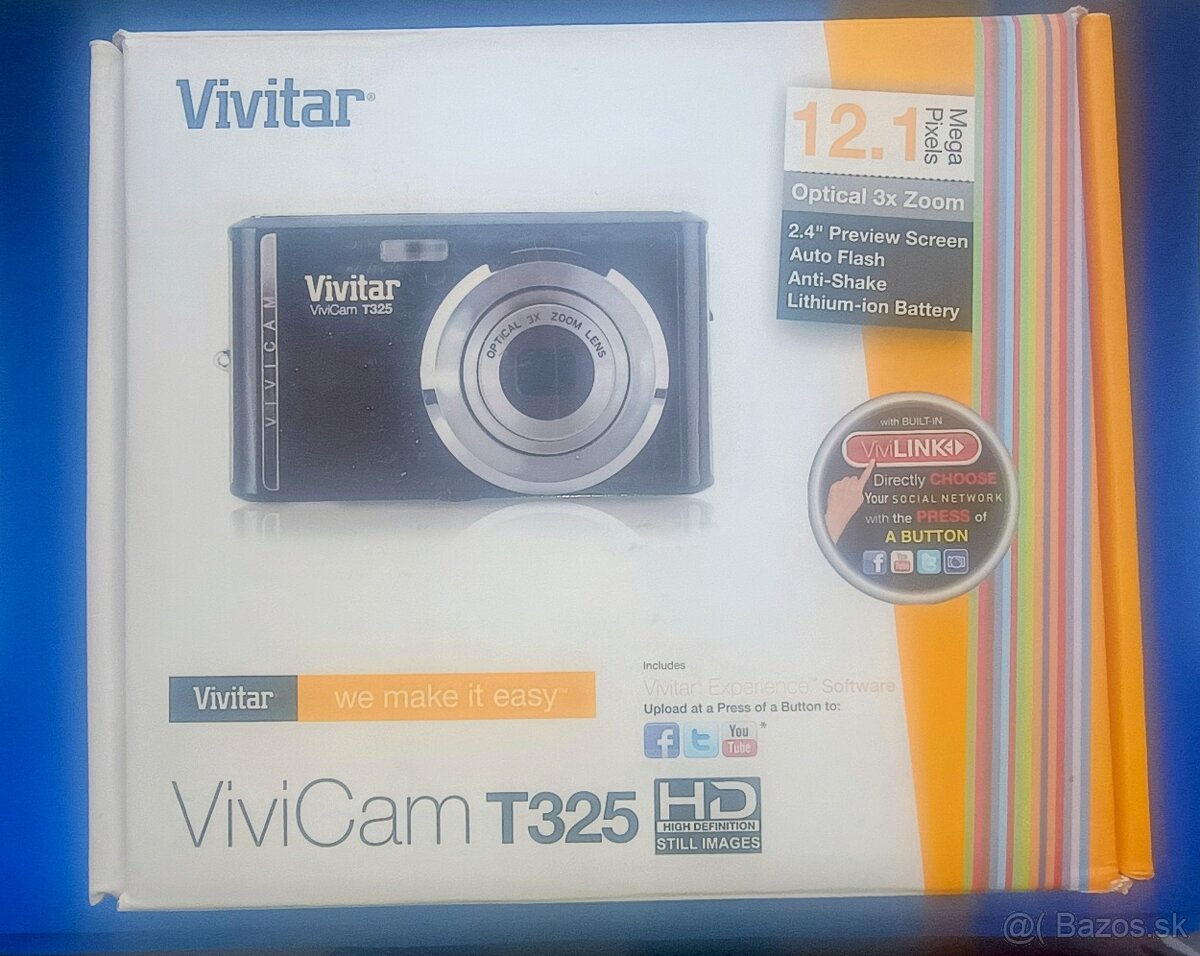 digitálny fotoaparát VIVITAR ViviCam T325