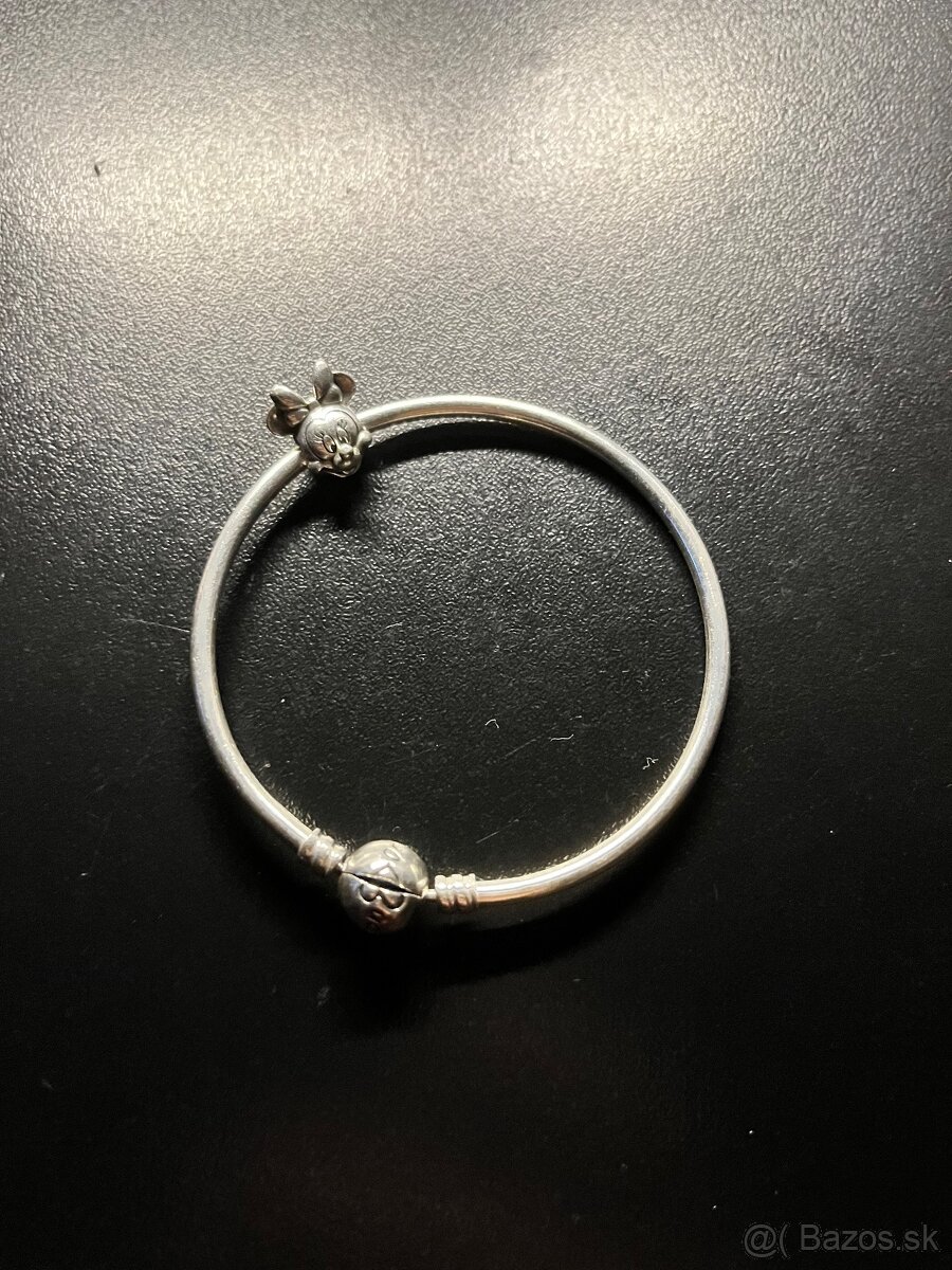Pandora náramok so šperkom Minnie (mincové striebro)