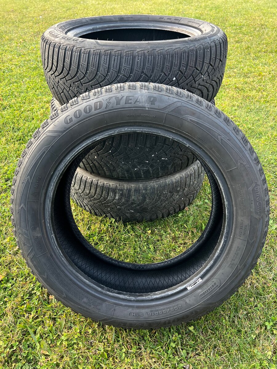 Zimné GOODYEAR Ultragrip 9+ 205/55 R16