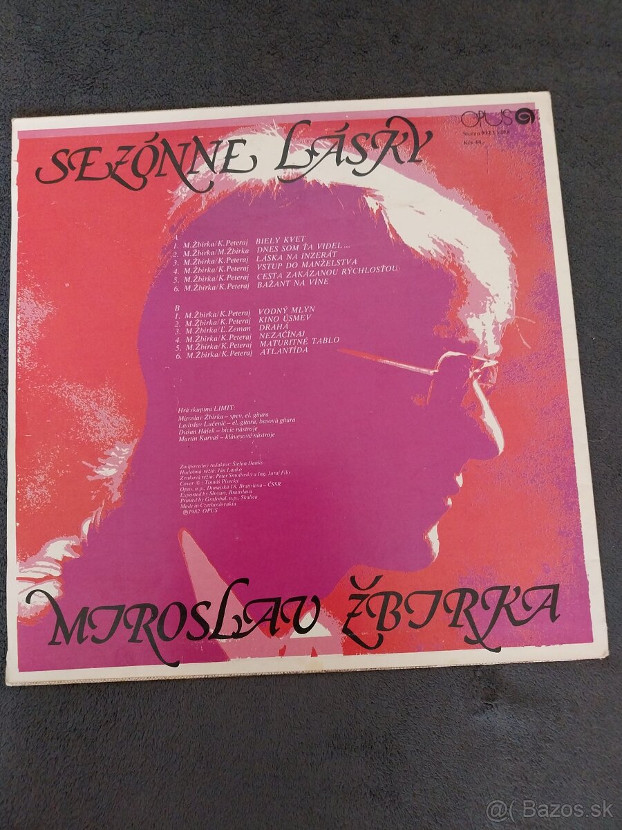 Miroslav Žbirka- Sezónne lásky-LP