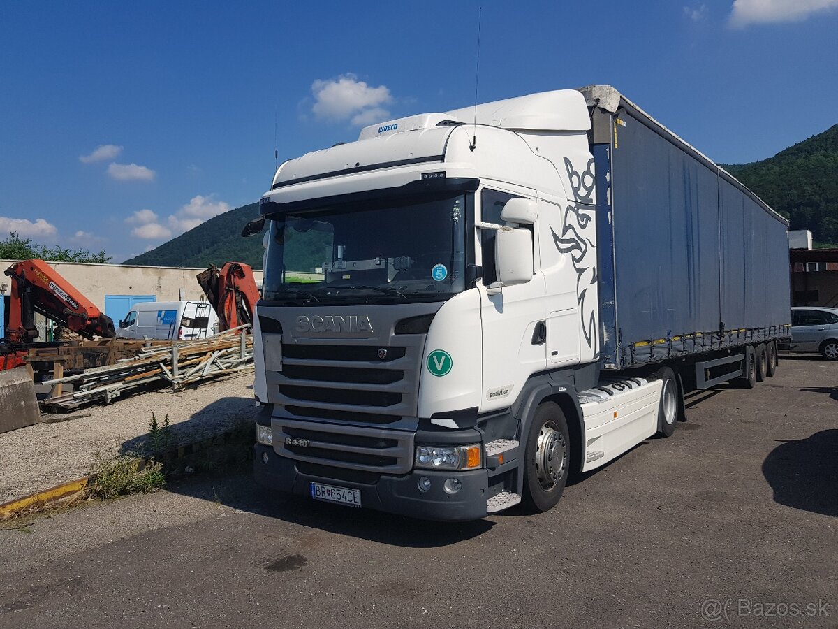 Predam Scaniu R 440 eev rv 2013 lowdeck / mega